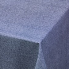Plain Linen Look Textured Blue