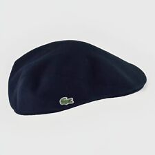 LACOSTE WOOL BROADCLOTH FLAT CAP RK9814-166 Navy M