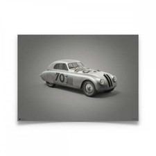 Automobilist Poster BMW 328 Mille Miglia 1940 Colours of Speed 50 x 70 cm