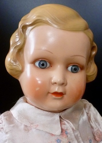 Antique doll celluloid - doll, ,
