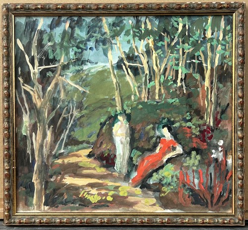 Antique original gouache - antique,