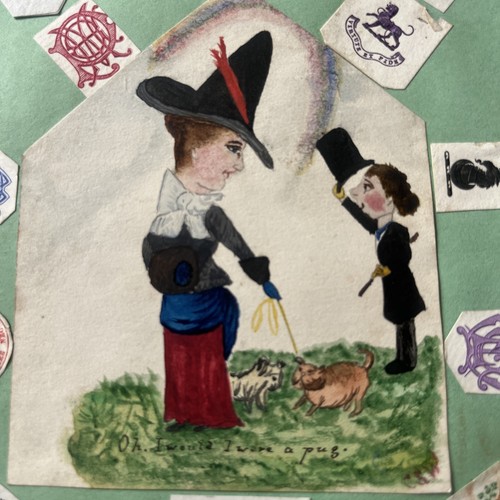 Victorian scrap book - victorian,