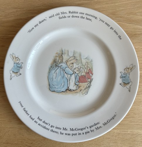 Beatrix potter dinner - beatrix, plate