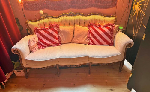 Antique wooden sofa gorgeous - wooden, sofa.