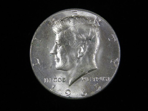 1965 usa silver kennedy half - usa,