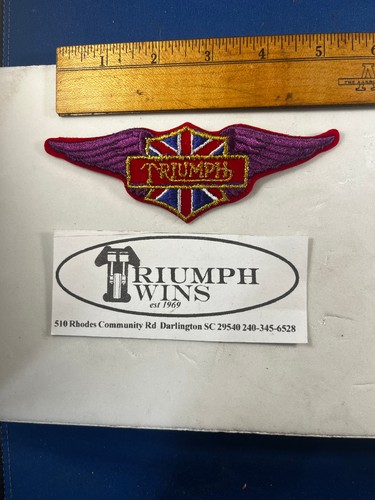 Triumph wing patch - 1/2",