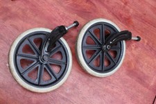 Pair 8"  diameter front wheels