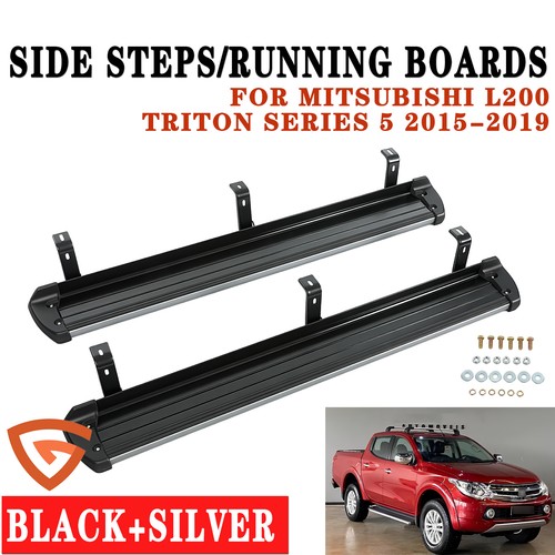 Silver running board side - board,
