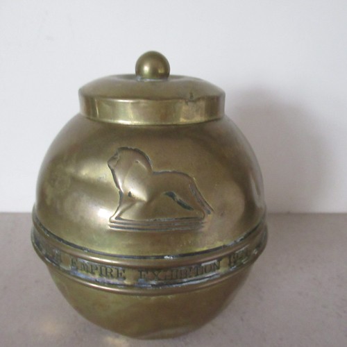 Antique liptons brass souvenir - liptons,