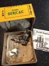 Paw 80 R/C Diesel Model Airplane Engine