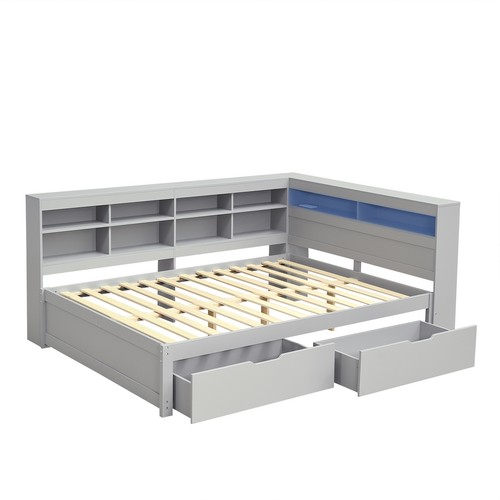 Double bed 4ft6 frame - bed,