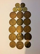 OLD British half pennies