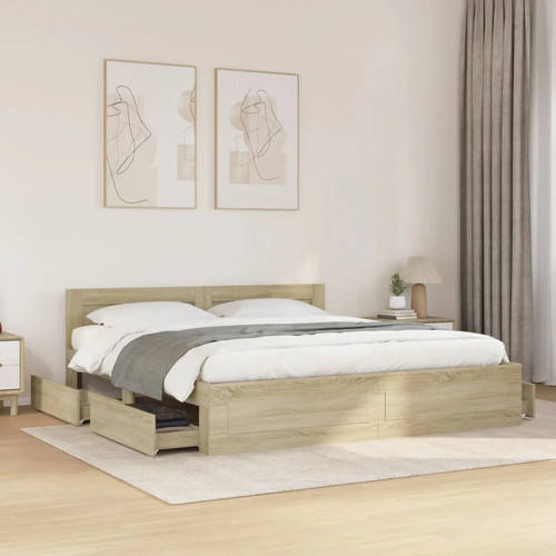 Modern wooden emperor size - size, 2m