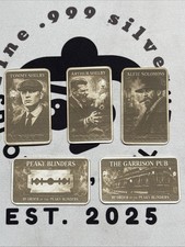 5 X .999 Silver Bars ‘ Peaky