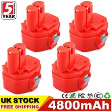 4X For Makita 4.8AH 14.4V Ni-MH Battery PA14 1420 1435 6236D 6280D 6333D/Charger