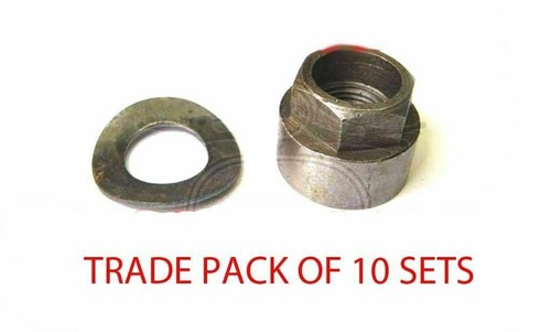 Flywheel nut spring - flywheel, washer