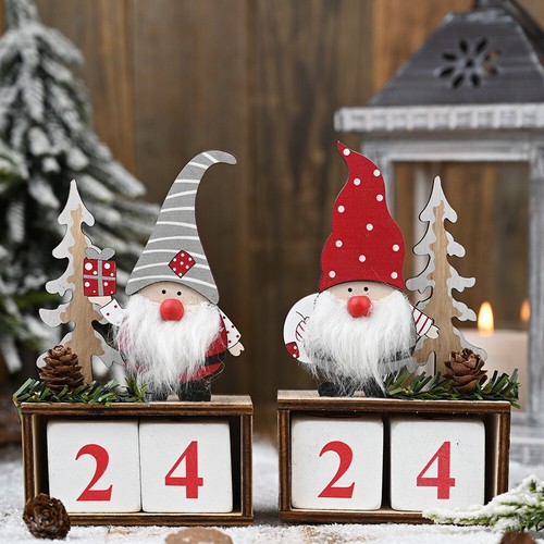 Christmas wooden advent - wooden,