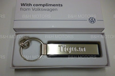 NEW GENUINE VOLKSWAGEN TIGUAN SILVER KEYRING 000087010S YPN