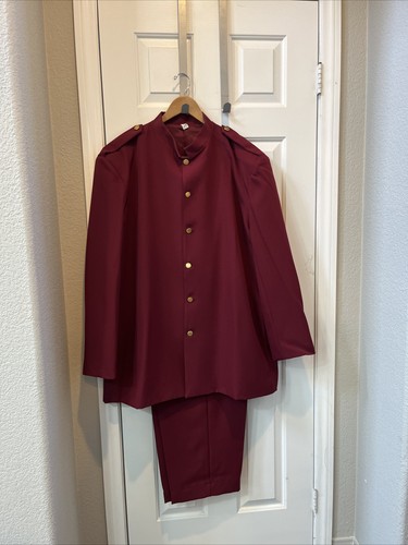 Burgundy bell hop - burgundy, costume