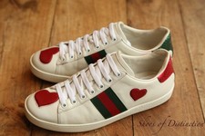 Gucci Ace Red Heart White