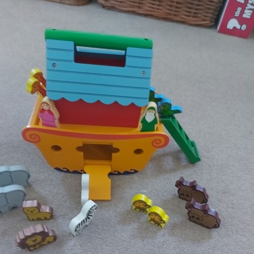 Wooden coloured noah ark - noah's, &