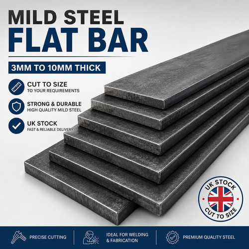 Mild steel flat bar - mild, strip