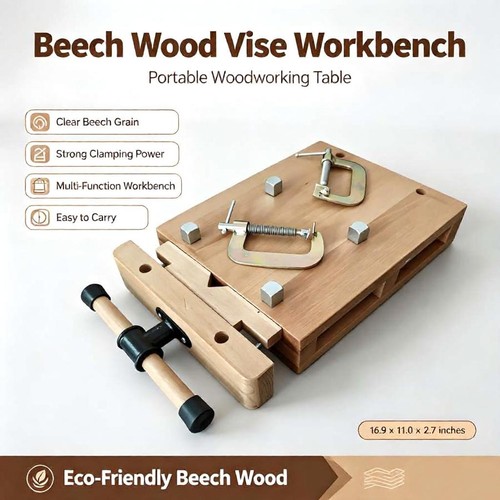 Portable woodworking bench - portable,