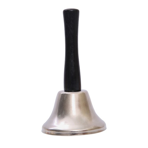 Gold steel hand bell loud - gold, call