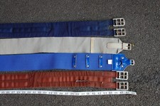 Plain Cotton Padded Pony Girths and Rug Holders - No Elastic