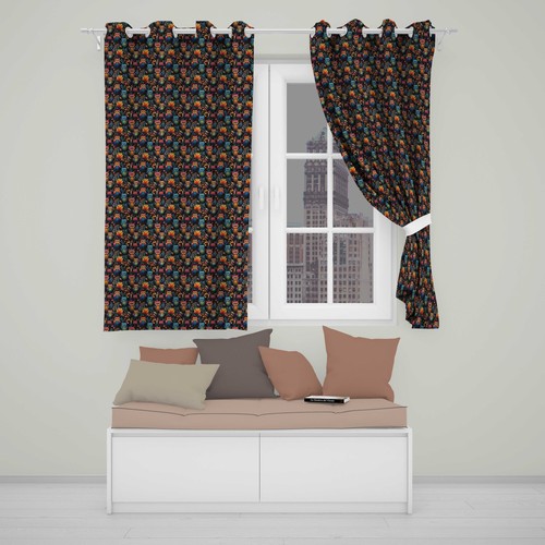 Blackout eyelet curtains - blackout,
