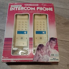 Electronic intercom Phone red