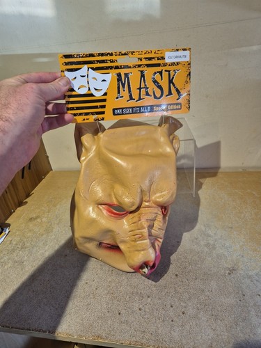 Halloween latex pig mask - latex, (i4)