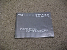 Fox STRATOS FS 1000  Reels Instruction Manual