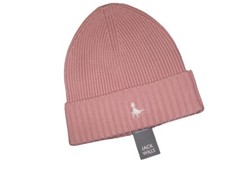 BNWT  JACK WILLS  Ladies Rib Knit Beanie Hat  Pink