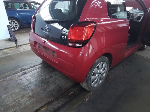 Rear bumper red citroen mk2 - red,