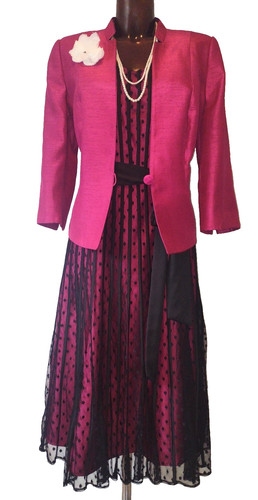Jacques vert raspberry black - raspberry,