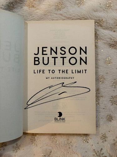 Jenson button hand signed - jenson,