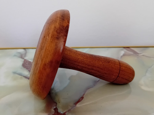 Vintage wooden treen darning - wooden,