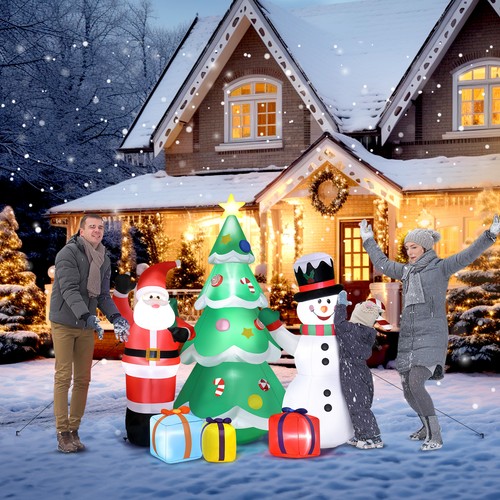 6ft christmas inflatable - christmas,