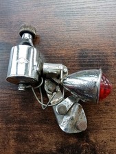 Vintage Miller Bicycle Dynamo With Rear Light Untested Made In England 