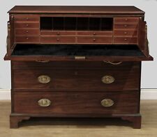 Stunning Antique Regency Flame Mahogany Secretaire Desk Chest Drawers C1810.