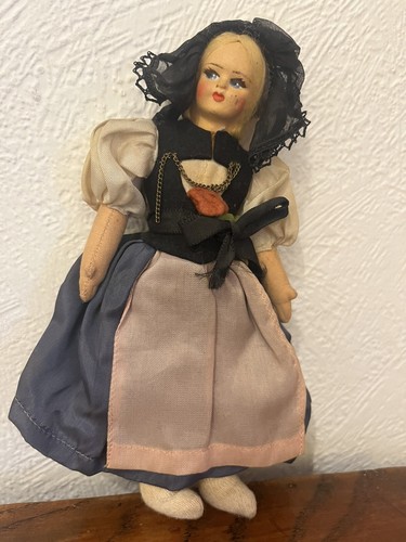 Vintage cloth doll - vintage,