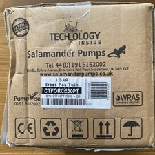Salamander CT Force 30PT 3.0 Bar Twin Positive House / Shower Pump . Brand New