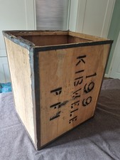 Vintage Wooden Tea Chest 