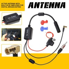 Car Stereo Aerial DAB AM/FM Radio Antenna Amplifier Signal AMP Booster Universal