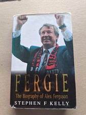 ALEX FERGUSON MANCHESTER UNITED HAND-SIGNED BIOGRAPHY HARDBACK