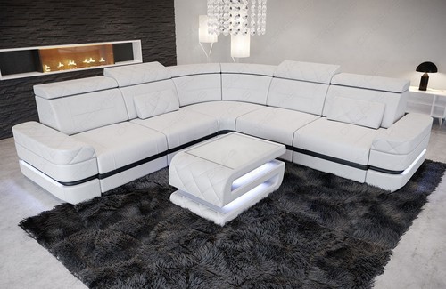 Corner sofa leather - corner,