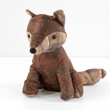 Brown Fox Animal Fabric Door