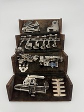 1920’s Singer Sewing Machine 1889 Oak Puzzle Box — Includes Attachments