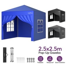 Pop Up Gazebo 2.5m x 2.5m